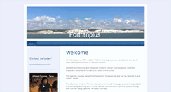 Desktop Screenshot of fortranplus.co.uk